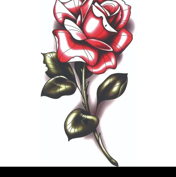 7 Pzs Temporary Tattoos Floral Pattern. Lasting 3-6 days - Picture 9 of 15